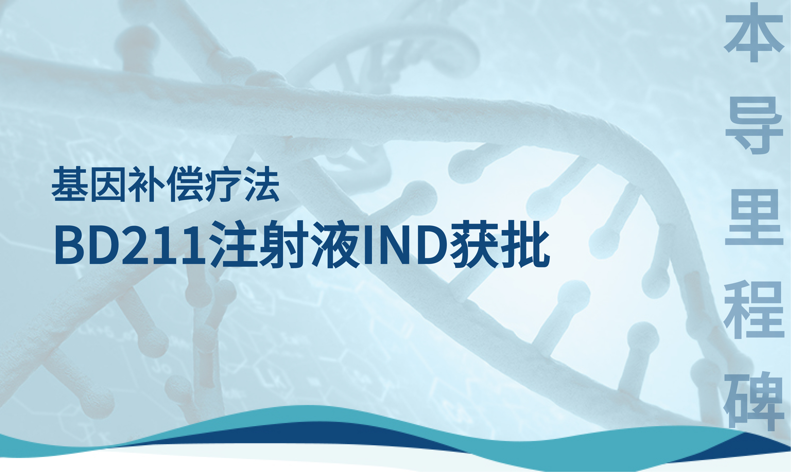 本导里程碑 | 本导基因慢病毒载体地贫基因治疗IND获NMPA默示许可